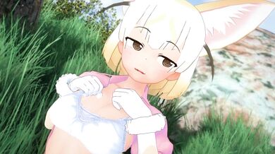 Savage Fennec Fox's Ear Scrubbing Pleasure