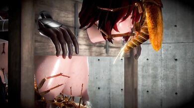 Cockroach Gangbang for Shiranui