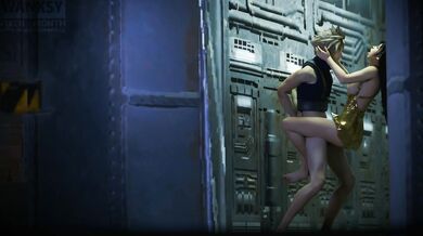 Tifa's Sexual Escapades with Cloud: A Grinding Affair