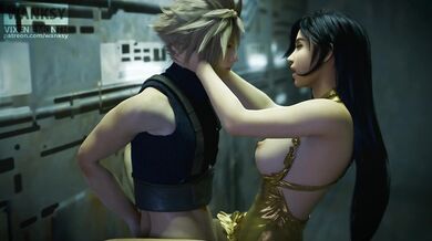Tifa's Sexual Escapades with Cloud: A Grinding Affair