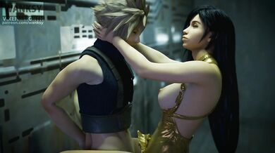 Tifa's Sexual Escapades with Cloud: A Grinding Affair