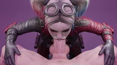 Snow White's Slutty Sperm Swallowing Harley Quinn Cosplay