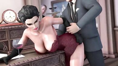 Bruce Wayne and Selina Kinky Fuck Session - Bat-Cat Bondage Play