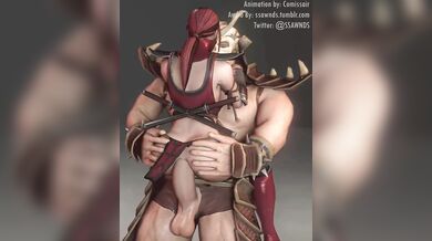 MK9 Skarlet and Shao Kahn's Kinky Fuckfest