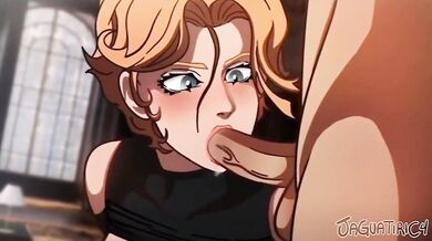 Alucard's Fuck-a-Thon with Sypha and Redheaded Jaguarina 4