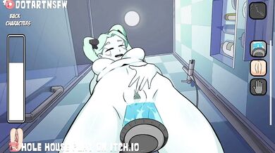 Self-Pleasuring Rebecca in the Steamy Shower