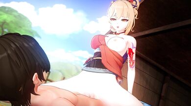 Nymphomaniac Schoolgirl Experiences Anal Euphoria with her Teacher in 'Yoimiya' by DoriDoriko.