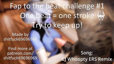 Jerk Off to the Rhythm of Skyrim in Fap to the Beat Challenge 1