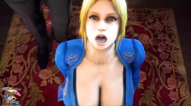 Lord Aardvark's Fleshy Cock Stuffed Deep Into Helena Douglas' Mouth