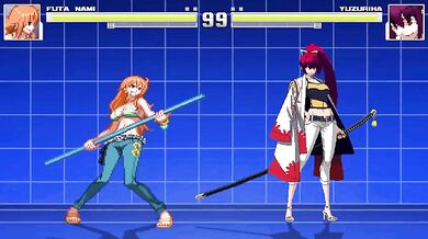 Yuzuriha Gets Pounded by Futa Nami's Monster Cock