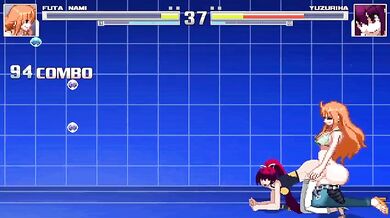 Yuzuriha Gets Pounded by Futa Nami's Monster Cock