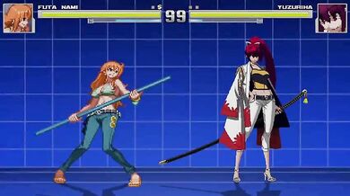 Yuzuriha Gets Pounded by Futa Nami's Monster Cock