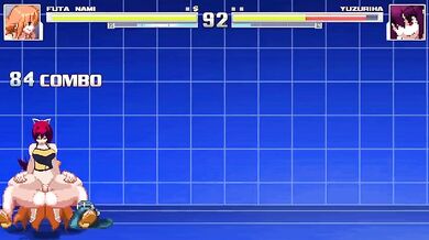 Yuzuriha Gets Pounded by Futa Nami's Monster Cock