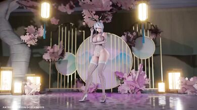 Weak Sounds HAKU's Bunny Suit Orgy - Fetish Fucking in Pink and 18+!
