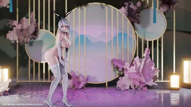Weak Sounds HAKU's Bunny Suit Orgy - Fetish Fucking in Pink and 18+!