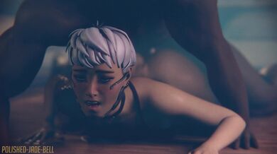 Valkyrie Pussy Smashing: The Blacked Sound of Jade and Polished Bell