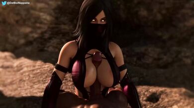 - Mileena's Milk Bath (with a milky white substance)