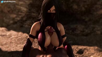 - Mileena's Milk Bath (with a milky white substance)
