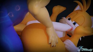 Sonic's Secret Lustful Desires Fulfilled by Blending Pleasure