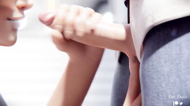 Kiriko Street Blowjob and Creampie [Enjoy_Moe] [1080p]