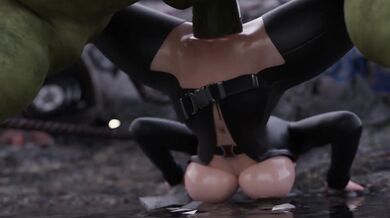 The Ultimate Fuck Fest: Black Widow vs. The Incredible Hulk [TDonTran]