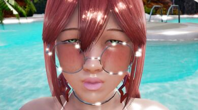 Red-haired Elven Princess Gives Mind-Blowing Breast Milking by the Crystalline Poolside.