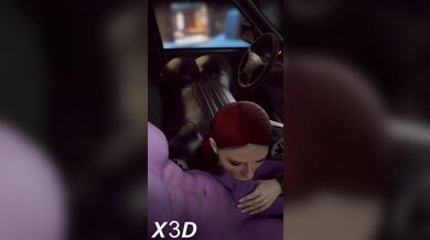 Black Widow's Steamy Autoeroticism: Suit-Laced Oral Fellatio
