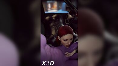 Black Widow's Steamy Autoeroticism: Suit-Laced Oral Fellatio