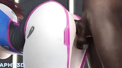 What Happens Inside the 'Blacked' Room: D/va [Aphy3d]