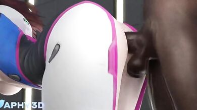 What Happens Inside the 'Blacked' Room: D/va [Aphy3d]