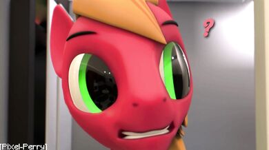 Christmas Cock-blocking with Pixel Perry