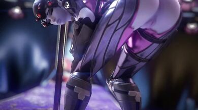 Horny Widow's Sensual Pole Dancing Routine [Explicit FPS Blowjob]