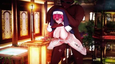 Virtual Tuber's Hot Housewife Mari's Second Episode - Lesbian Sex