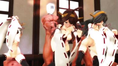 Sexy Stepsisters with Big Guns: The Kancolle Kongou Sisters