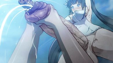 Hestia's Huge Boobies Explode with Milky Goodness!