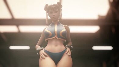 Chun-li Riding Cowgirl Style in ZMSFM