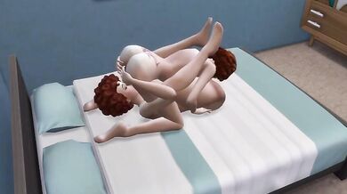Uncle's Cummed Squirting Orgy with The Sims 4 Family