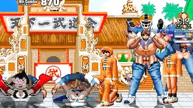 Bukkake Party with Gender-bending Studs in MUGEN