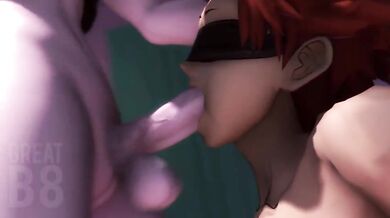 Kirishima Banged Futa Mina in GreatB8's Latest Hentai Porn!