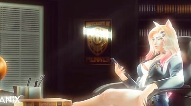 Bad Bitches of Hyrule: A Zelda, Widowmaker & Ahri Hentai Parody