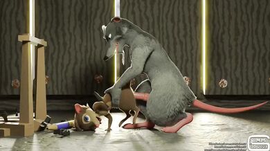 Mrs. Brisby's Wet Pussy Fucked Hard by Jenner in 'Grimm3D'