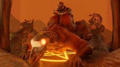 Doom Slayer vs. Demons: The Furry Fury