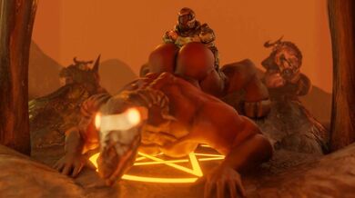 Doom Slayer vs. Demons: The Furry Fury