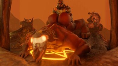 Doom Slayer vs. Demons: The Furry Fury