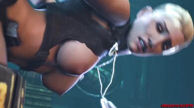 Cassie Cage Gets Locked Up and Fucked in a Cage