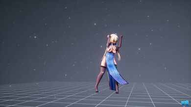 Tiny Titties Tango: Adult Shimakaze's Darling Dance in MMD R15