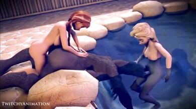 Frozen Princesses Banged by Alien Warrior