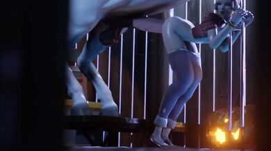 D.va's Cruiser Hardcore Sex with a Stallion