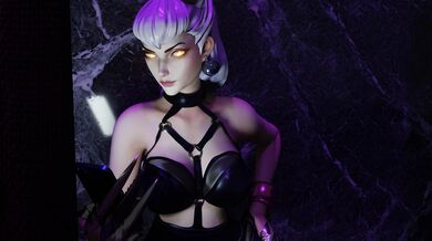 Evelynn's Rear Entry Backstage Pass - White and Slick