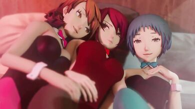 Orgy with Persona 3's Masked Heroes